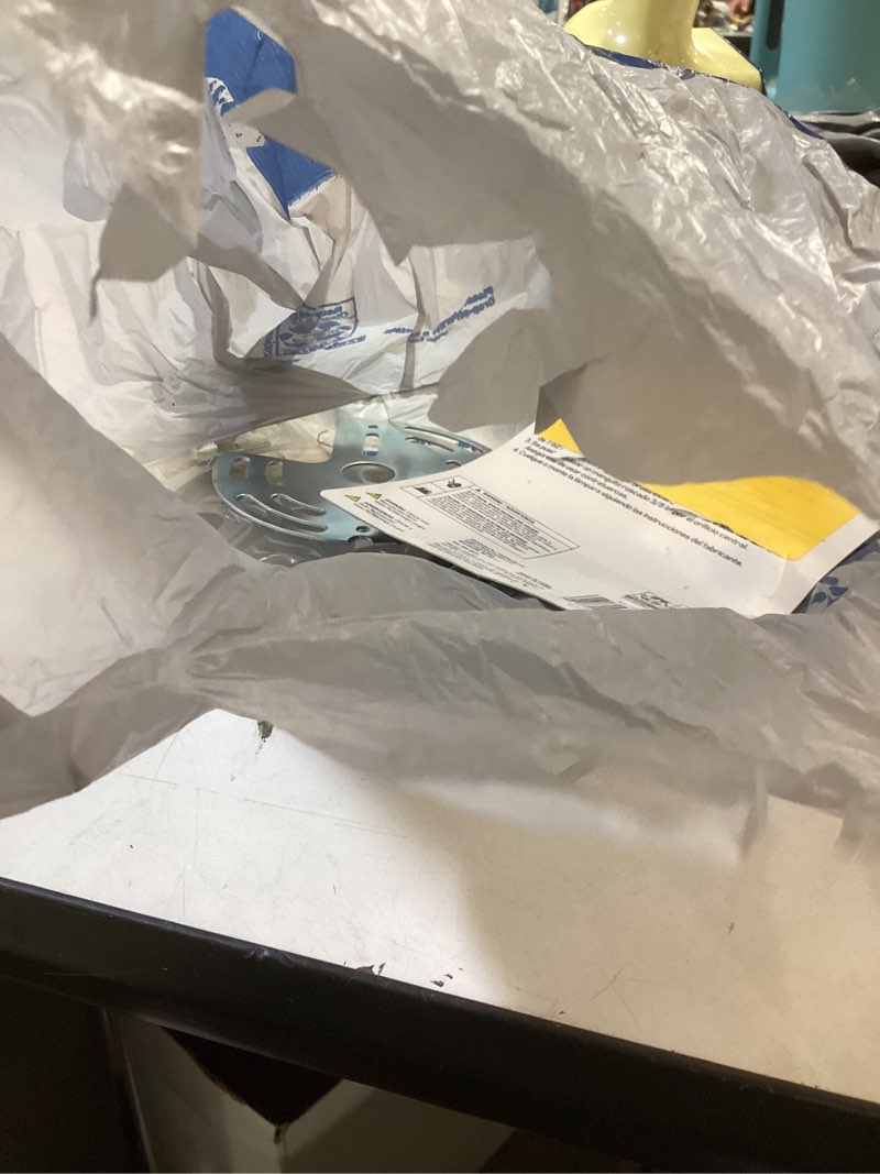 Condition photo showing Good Condition for project source 5-in silver metal ceiling light mount