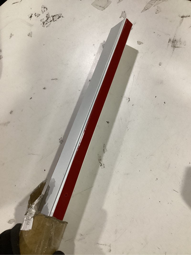 Condition photo showing Good Condition for moxweyeni 2 pcs u channel aluminum alloy light blocking strips for roller blinds white 58" for roller window shades and blinds blackout side rail tracks bedroom sleep nursery