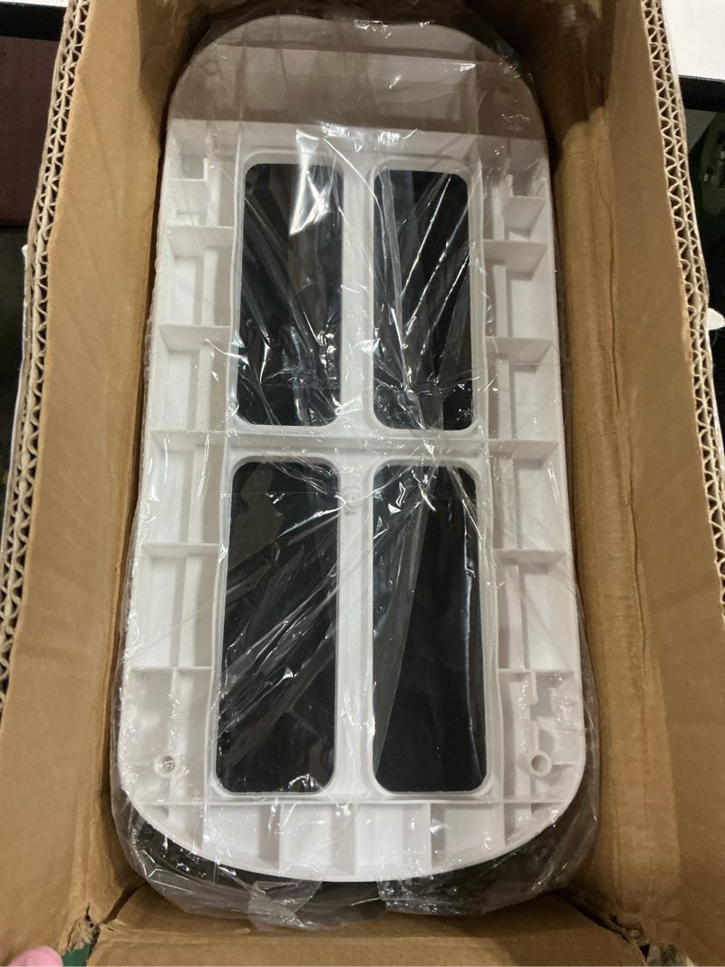 Condition photo showing New/Like New for Bathroom Floor Cabinet, Narrow Bathroom Storage Cabinet, Mobile and No Installation Required, Perfect for Small Space Laundry Rooms, Toilet Areas and Living Room Gaps 4-Tiers