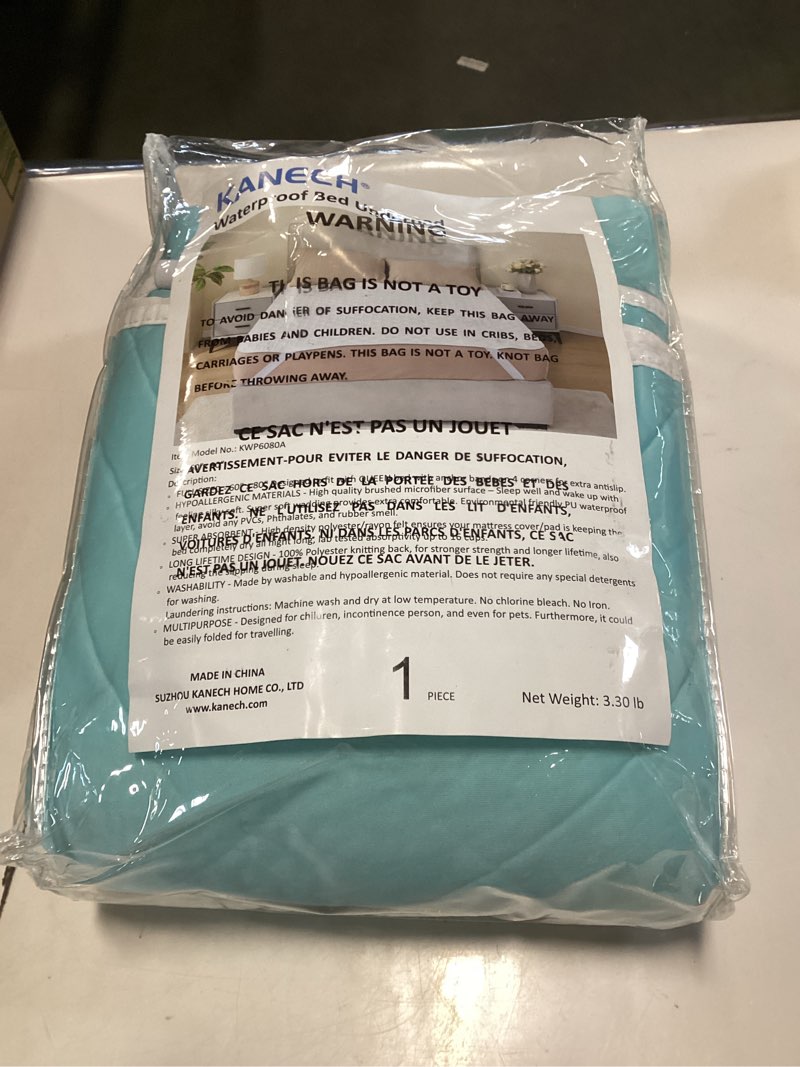 Condition photo showing Good Condition for KANECH Washable Waterproof Incontinence Bed Pads with Straps - 60"x80" Queen Size - Heavy Absorbency Mattress Pad Protector for Adults, Elderly Queen 60 x 80 inches (Pack of 1)