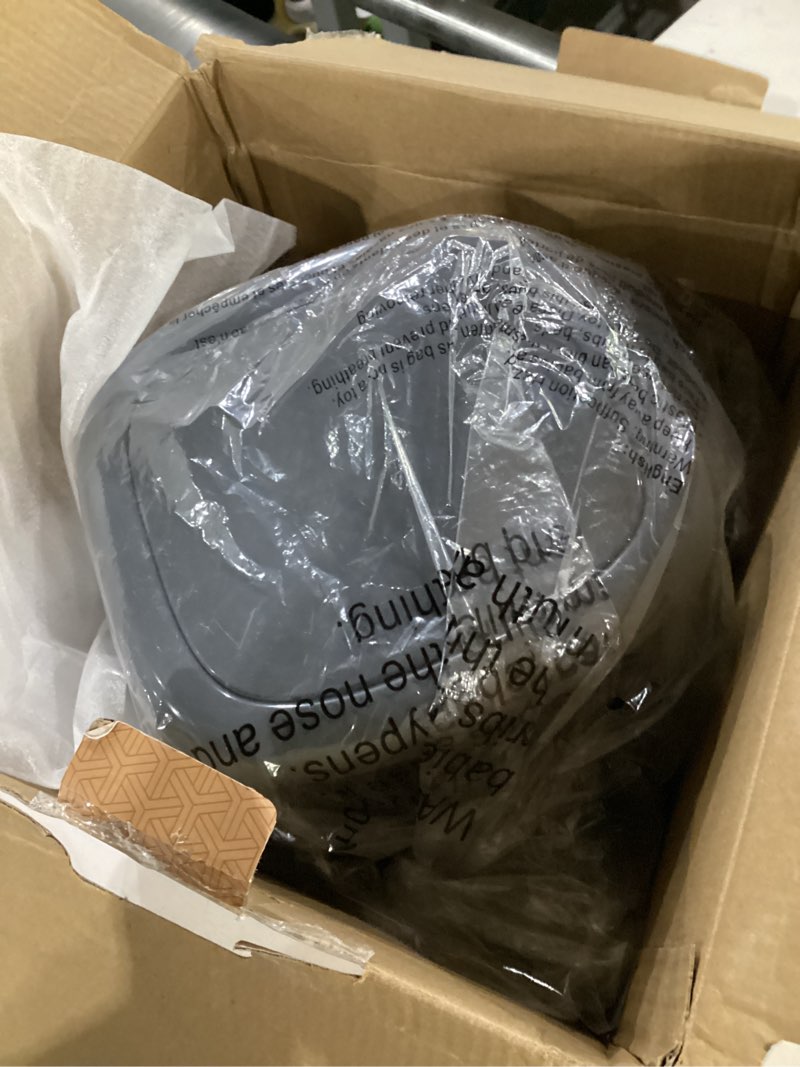 Condition photo showing Good Condition for (not tested)chefman 2 qt mini air fryer – digital space-saving compact air fryer with nonstick and dishwasher safe basket, quick & easy meals in minutes, features digital timer and shake reminder – grey 2 quart grey