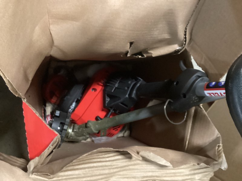 Condition photo showing As Is for craftsman ws4200 30-cc 4-cycle 17-in straight shaft attachment capable gas string trimmer