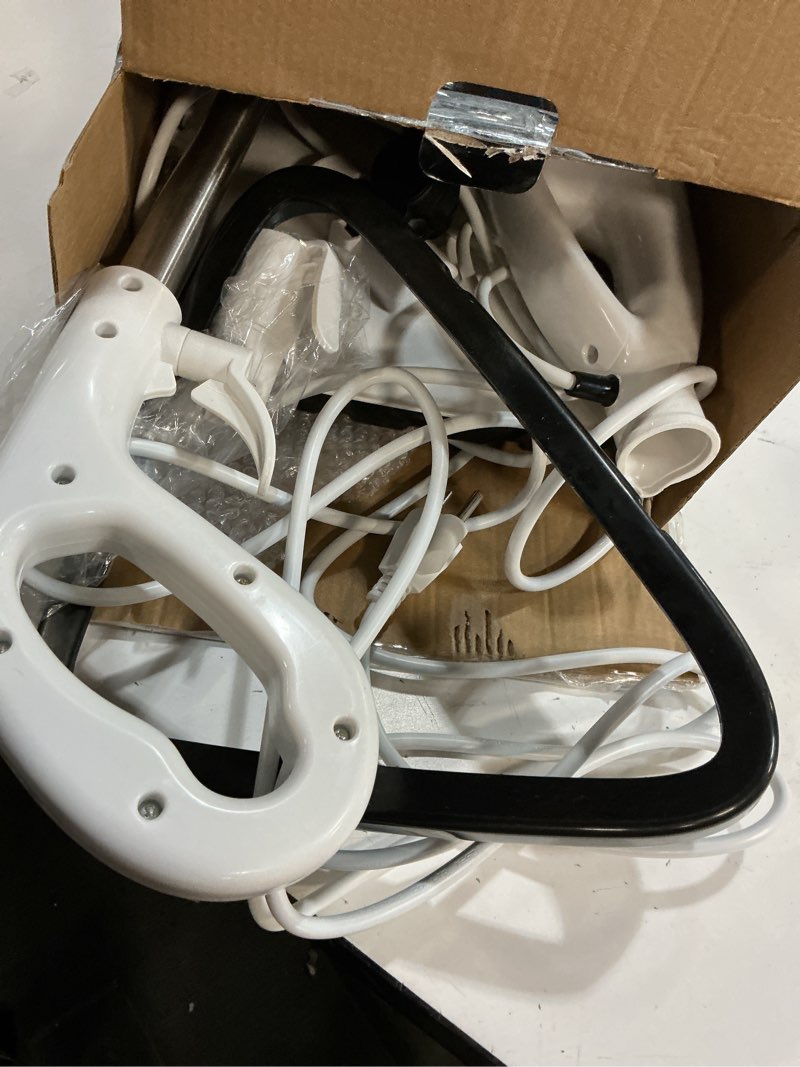 Condition photo showing As Is for 15-in-1 steam mops with detachable handheld steamer, multipurpose steam cleaner mop for hardwood floors, high-pressure 1300w motor, 30s fast heat up for tile, laminate, and carpet cleaning
