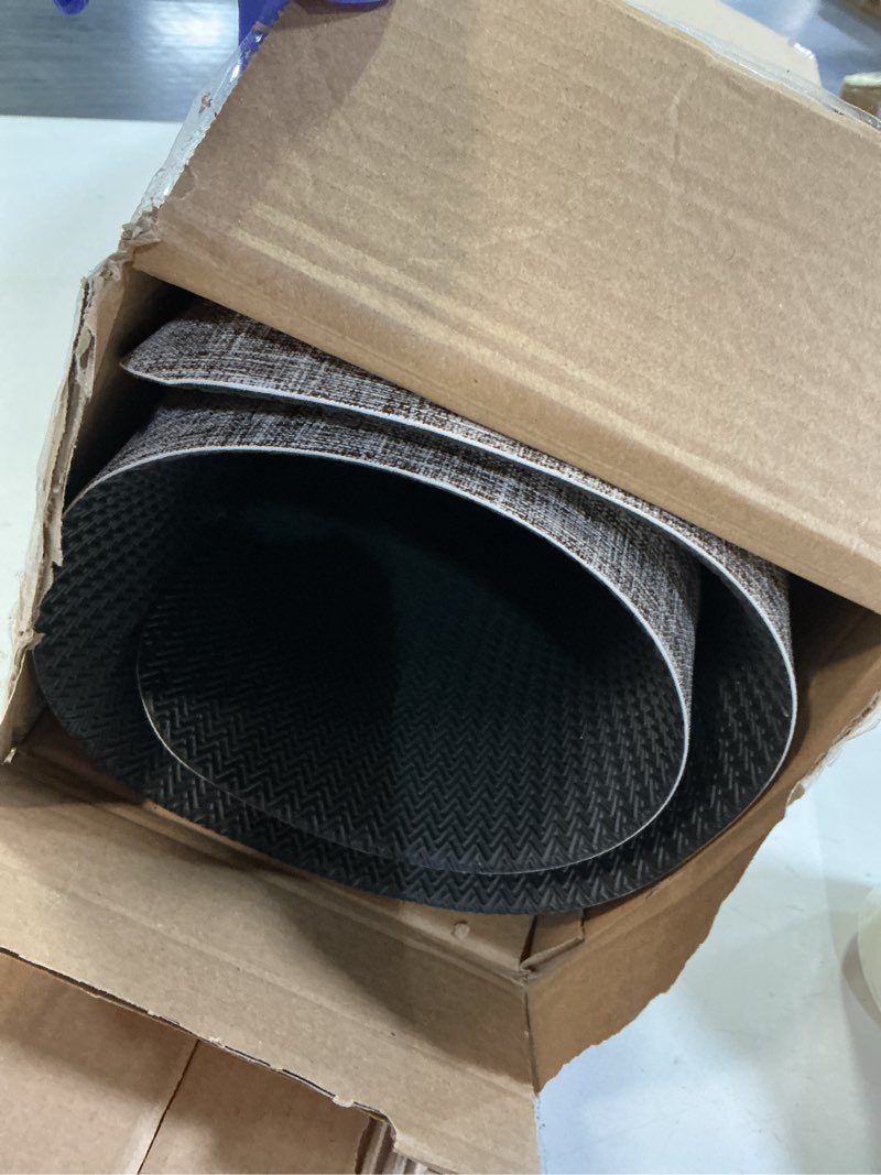 Condition photo showing Good Condition for Anti Slip 3/4 inchs Anti Fatigue Kitchen Floor Mat, Ergonomic Comfort Standing Mat, Waterproof Kitchen Runner for Home, Kitchen, Office, Laundry, Garage (Light Gray, 20" x 39" -0.75") 39"L x 20"W x 0.8"Th