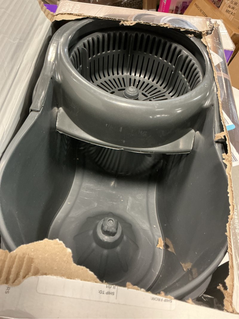 Condition photo showing As Is for Simplify Self Wringing Mop & Bucket Set | 16 Liter | Extendable Handle | Gentle on Floors