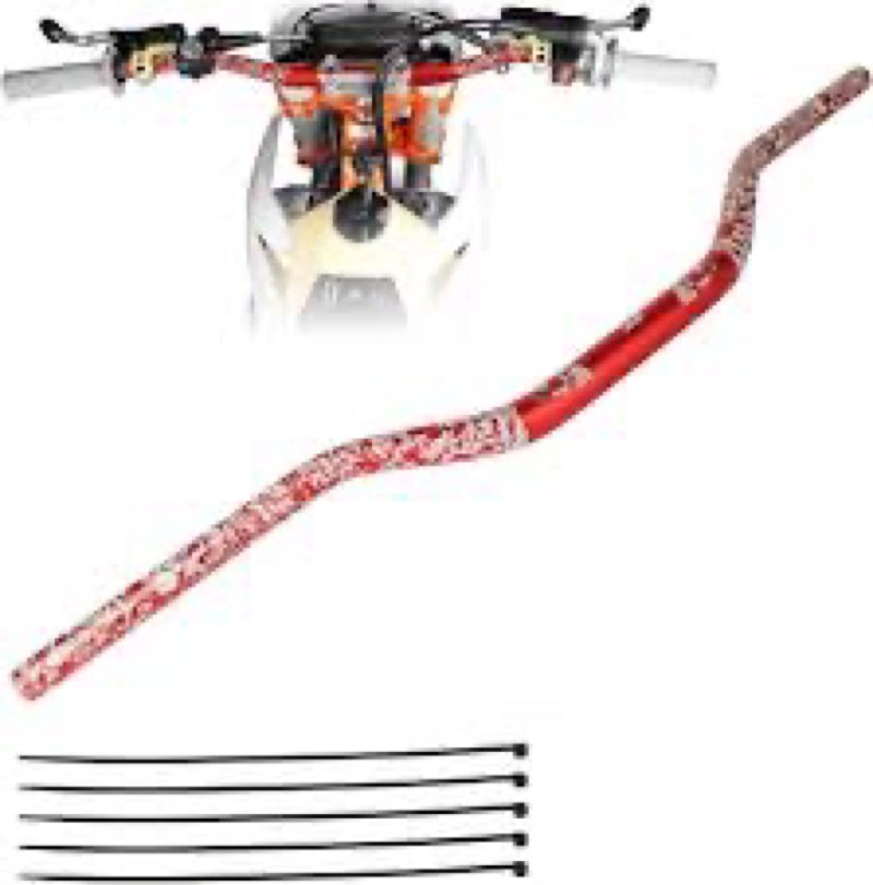 PRO CAKEN Universal 7/8" 22mm Handle Bar with 2 pair Grip Donuts for CRF KLX KX LTR TRX SX SXF EXC X