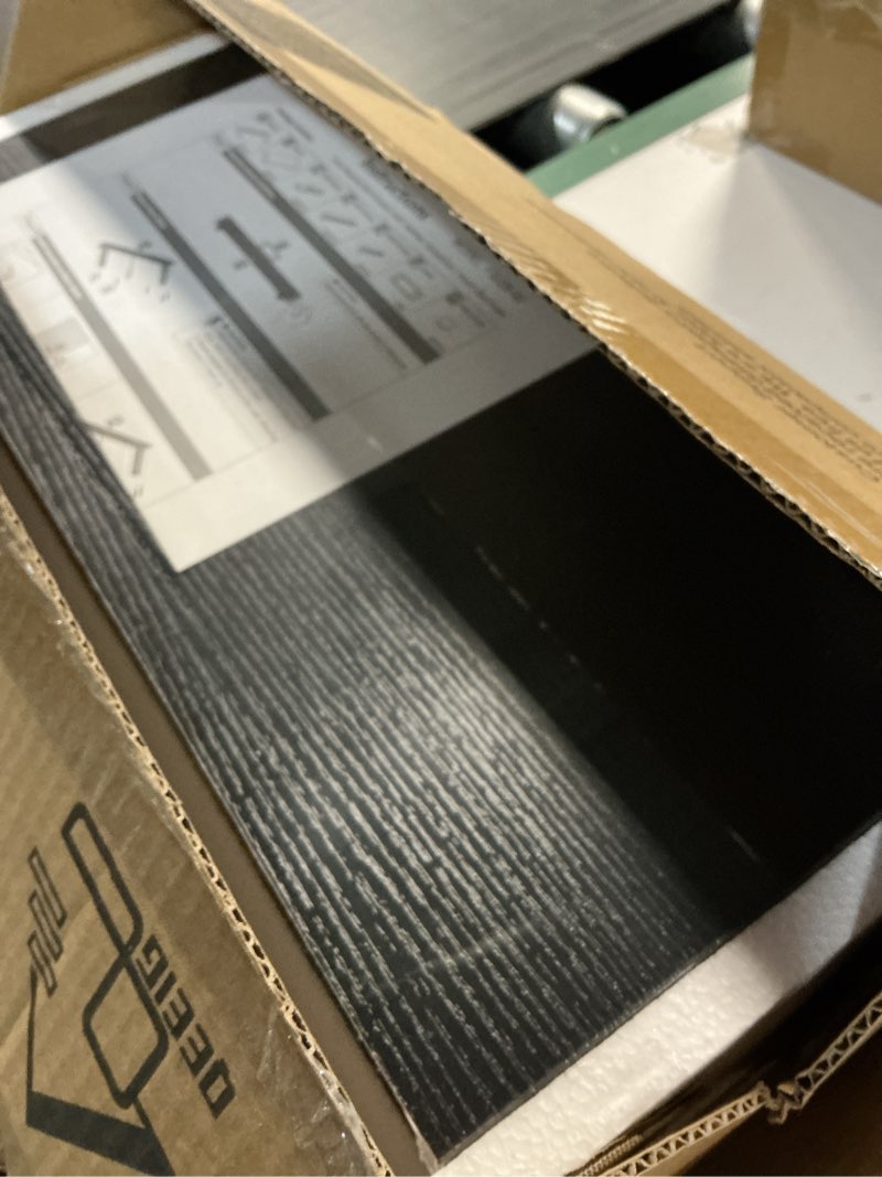 Condition photo showing New/Like New for qeeig bathroom floating shelves for wall - 15.7" wall mounted shelf over toilet farmhouse home decor display bookshelf small 15.7 x 6.7 inch set of 2, black (008-40b) 15.7" c. black