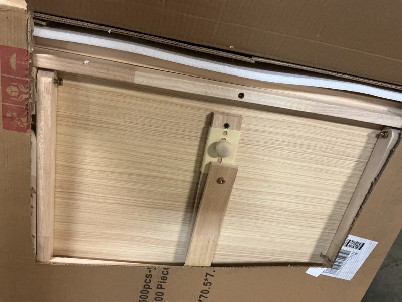 Condition photo showing Good Condition for TEAKMAMA 27.6" H Tall 1500 Piece Puzzle Table with Legs, 4 Drawers, 34.3" W x 26.5" D Large Wood Folding Jigsaw Puzzle Board with Cover for Adults, Nature