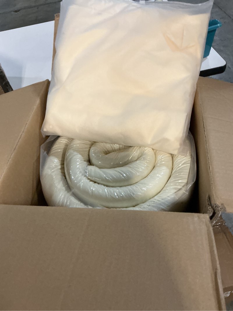 Condition photo showing New/Like New for maxyoyo japanese floor futon queen size, thicken tatami mat sleeping pad foldable roll up mattress trifold pad guest bed, off white off white queen