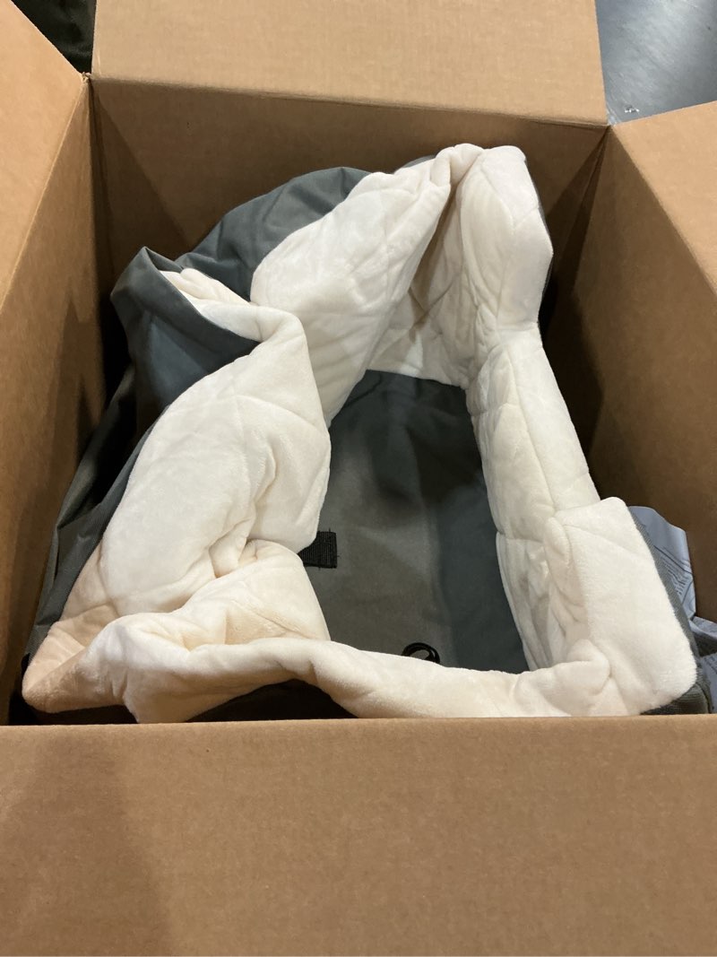 Condition photo showing Good Condition for K&H Pet Products Bucket Booster Dog Car Seat, Seat Belt Secured, 2 Safety Leashes, Washable Covers, Sturdy Dog & Cat Booster Seat, Carriers for Small to Medium Pets - Large Gray/Cream