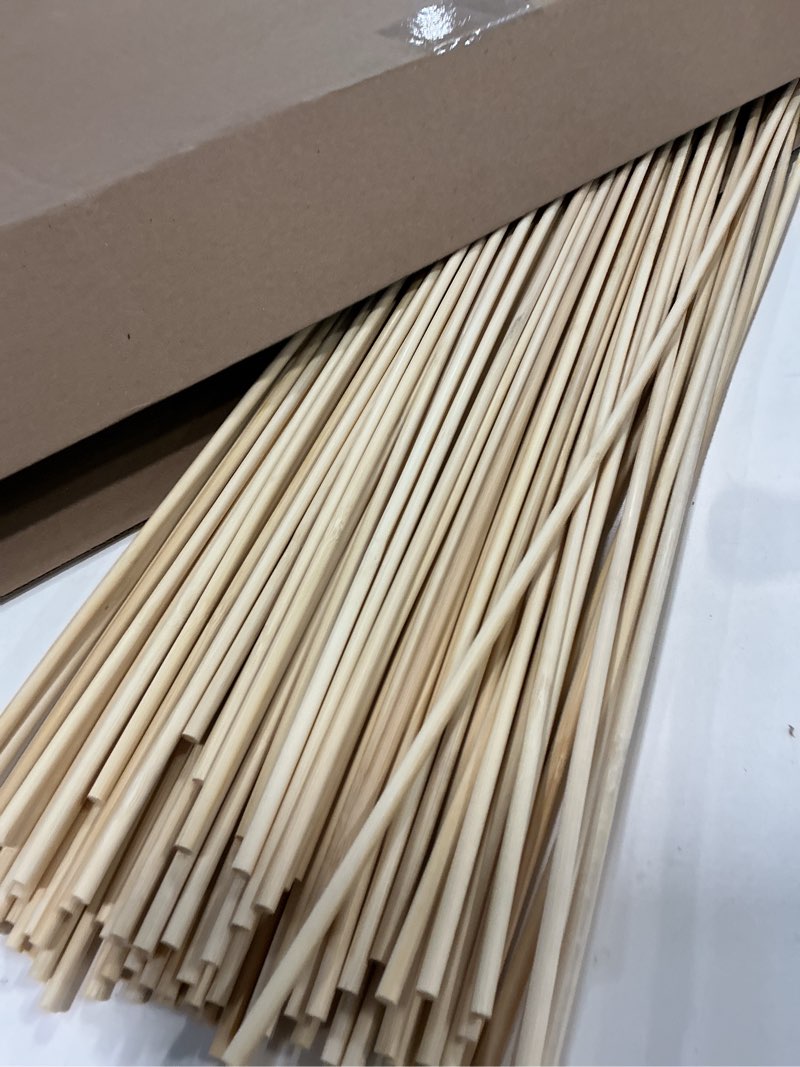 Condition photo showing Good Condition for 30PCS Dowel Rods Wood Sticks Wooden Dowel Rods - 1/4 x 8 Inch Unfinished Bamboo Sticks - for Crafts and DIYers 1/4\" x 8\"