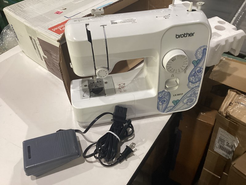 Condition photo showing Good Condition for brother rlx3817 17-stitch sewing machine, white(renewed)