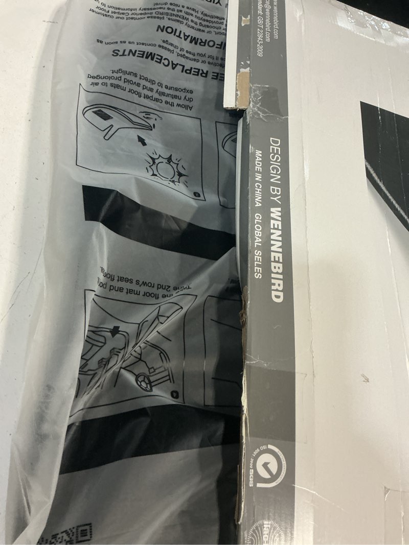 Condition photo showing New/Like New for wennebird superior carpet front row floor mats for 2012-2020 tesla model s, 0.6-inch ultra-thick, noise-reducing, all-weather waterproof anti-slip – 2-pc set 2012-2020 model s 2-pc set