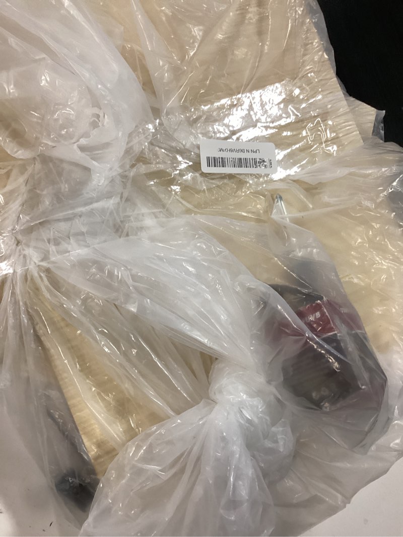 Condition photo showing As Is for brooder box for chicks, 32 inch wooden large chicken brooder box with 75w heating lamps, thermometer, chicken feeder & waterer set, tin foil, poultry breeding kit, for 12-15 chicks ducks quail