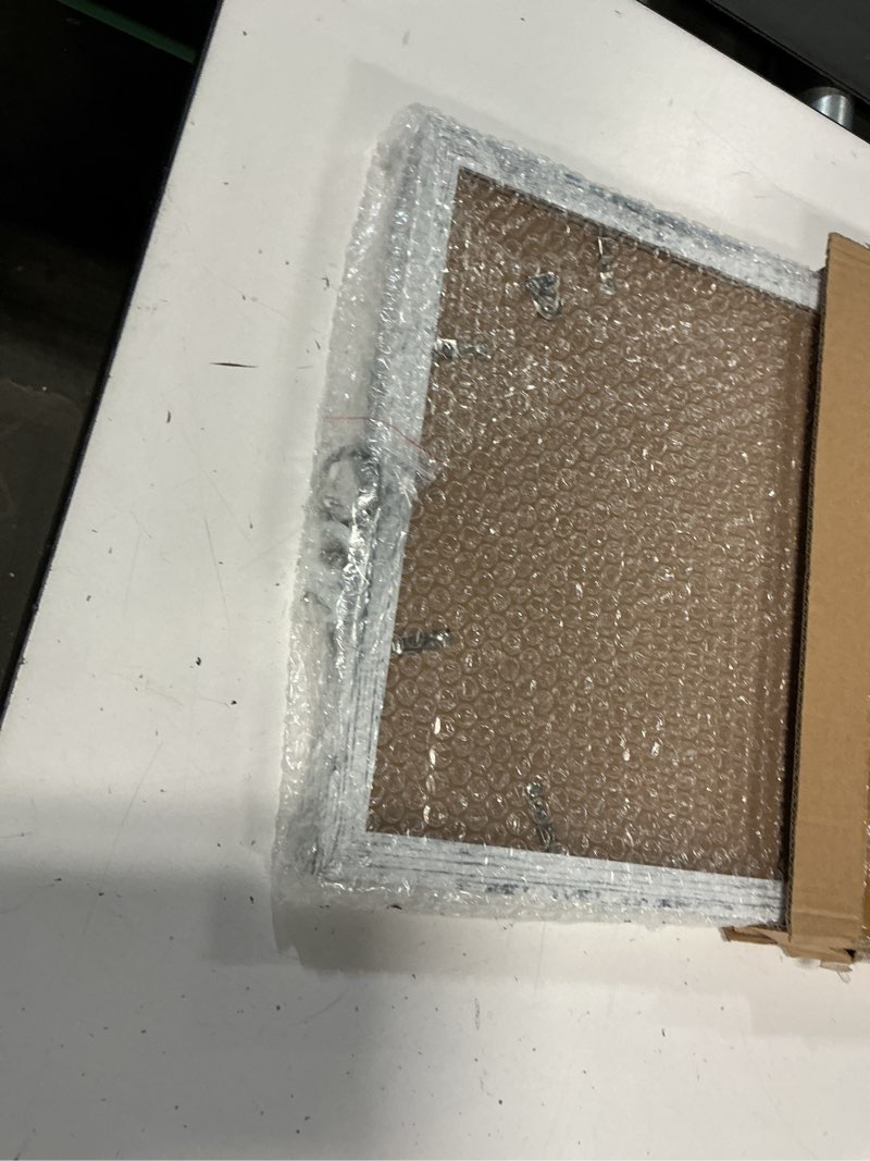 Condition photo showing New/Like New for irahmen 12x18 picture frame set of 2 with plexiglass, distressed white wood poster frame for photo gallery wall mounting horizontal and vertical rustic white 12x18