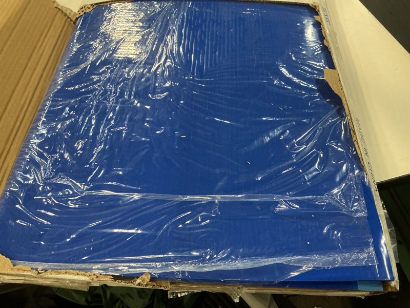 Condition photo showing Good Condition for SATECH Sticky/Tacky/Adhesive Mat for Cleanroom Laboratory Construction Hospital Pets 36" x 45" Blue(Case of 4 Mats,30 Sheets Each)