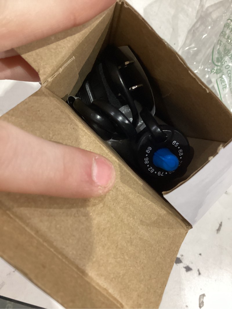 Condition photo showing As Is for AQUANEAT Aquarium Heater, 50W Fish Tank Heater, Adjustable Submersible Water Thermostat with Thermometer