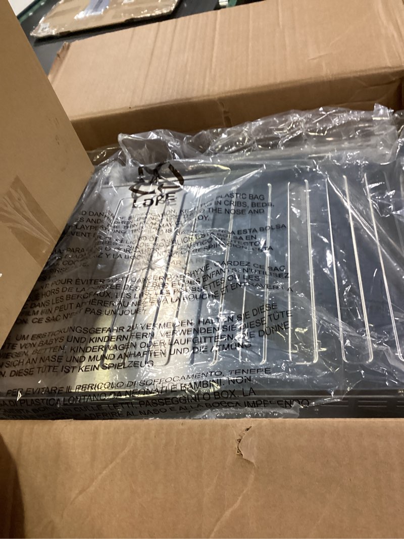 Condition photo showing Good Condition for Nuwave Bravo XL Pro Air Fryer Toaster Oven with Grill Combo, 2025 New Ultra-Fast Convection System, 35% Crispier, 2X More Even, 142 Presets, 50-500F, Smarter Probe, PFAS Free, 30QT, Stainless Steel Brushed Stainless Steel