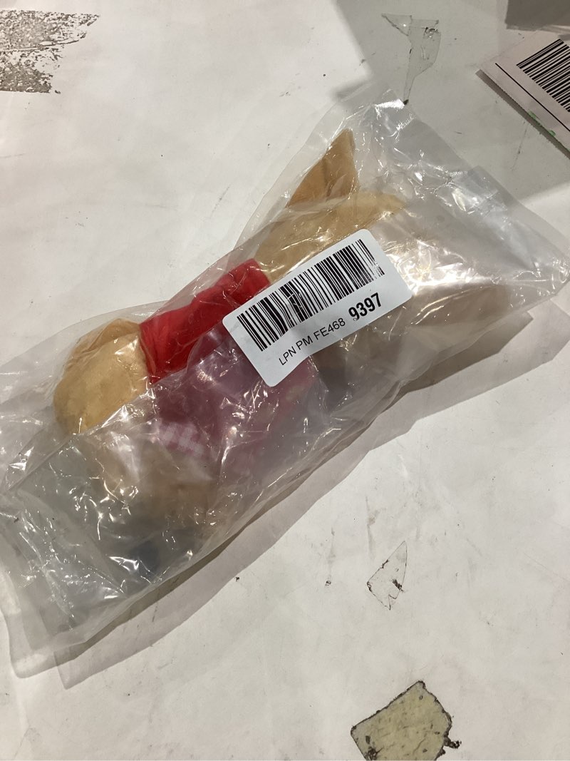 Condition photo showing Good Condition for SUSHAFEN Stuffed Puppy Toy Plush Dog Doll Animal Pillow Birthday Gift Present Cute Dog Ornaments Decoration Handicraft House Desktop Decoration Prop, 17cm/6.7" Red