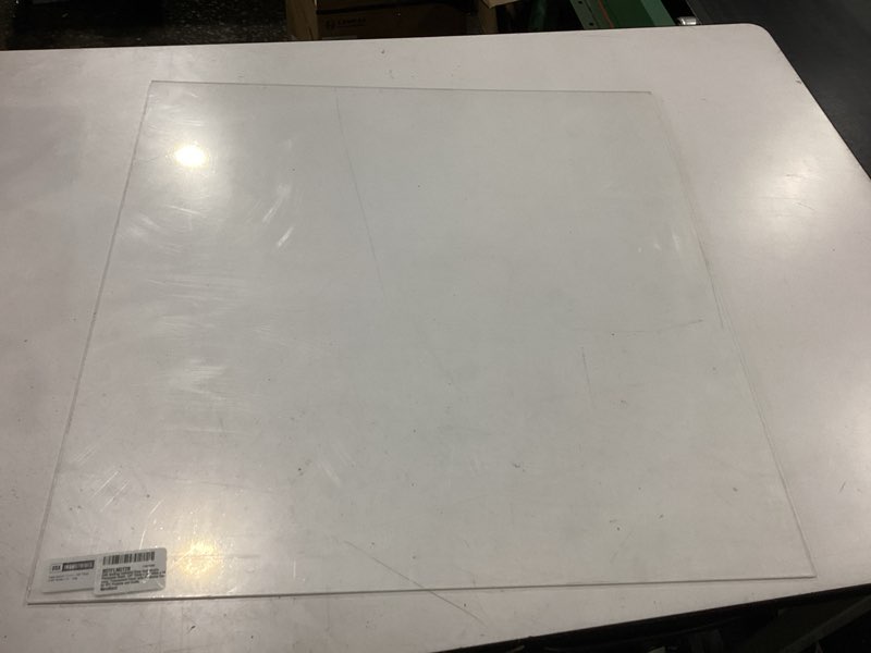 USA Sealing Optically Clear Cast Acrylic Plexiglass Sheet, 1/8” Thick x 24” Wide x 24” Long, Transparent Panel with Protective Cover for DIY Projects and Crafts.