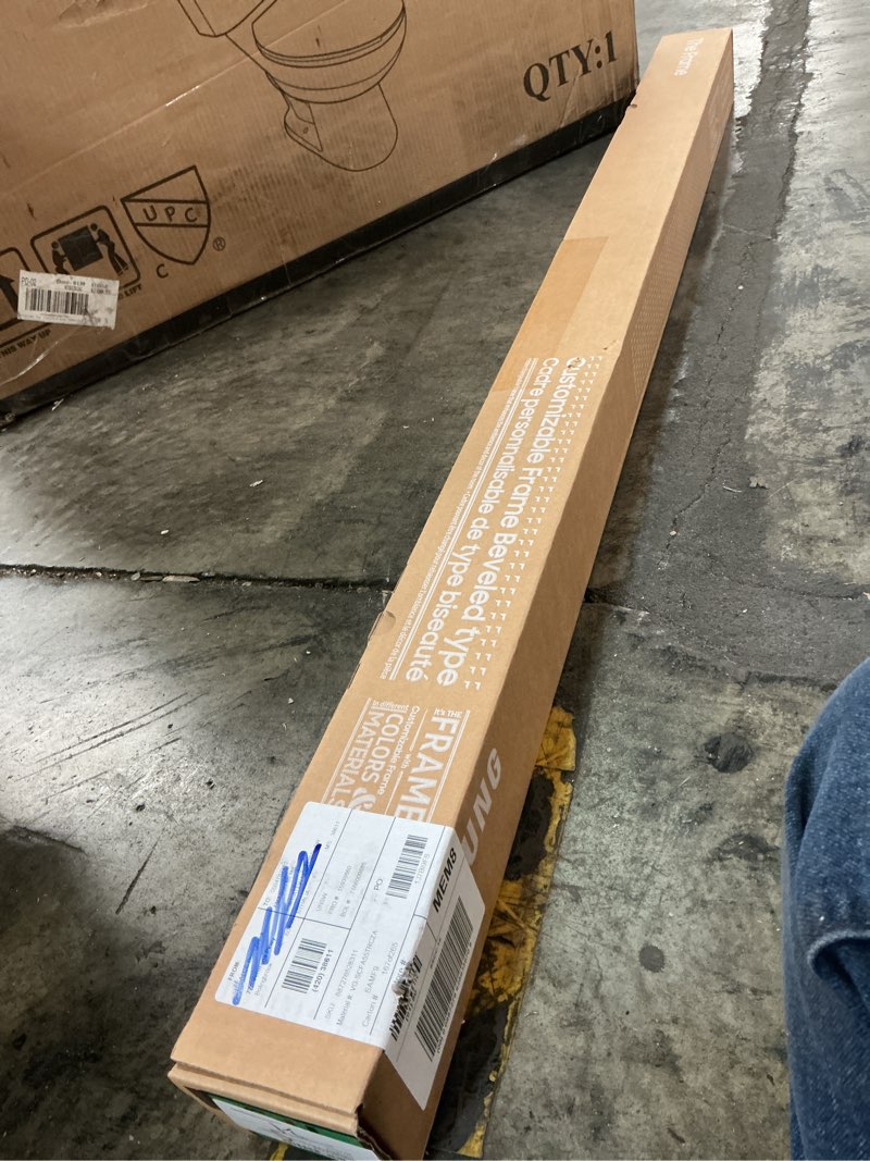 Condition photo showing New/Like New for SAMSUNG 55-inch The Frame Customizable - Beveled Brick Red (VG-SCFA55TRCZA, 2021 Model)