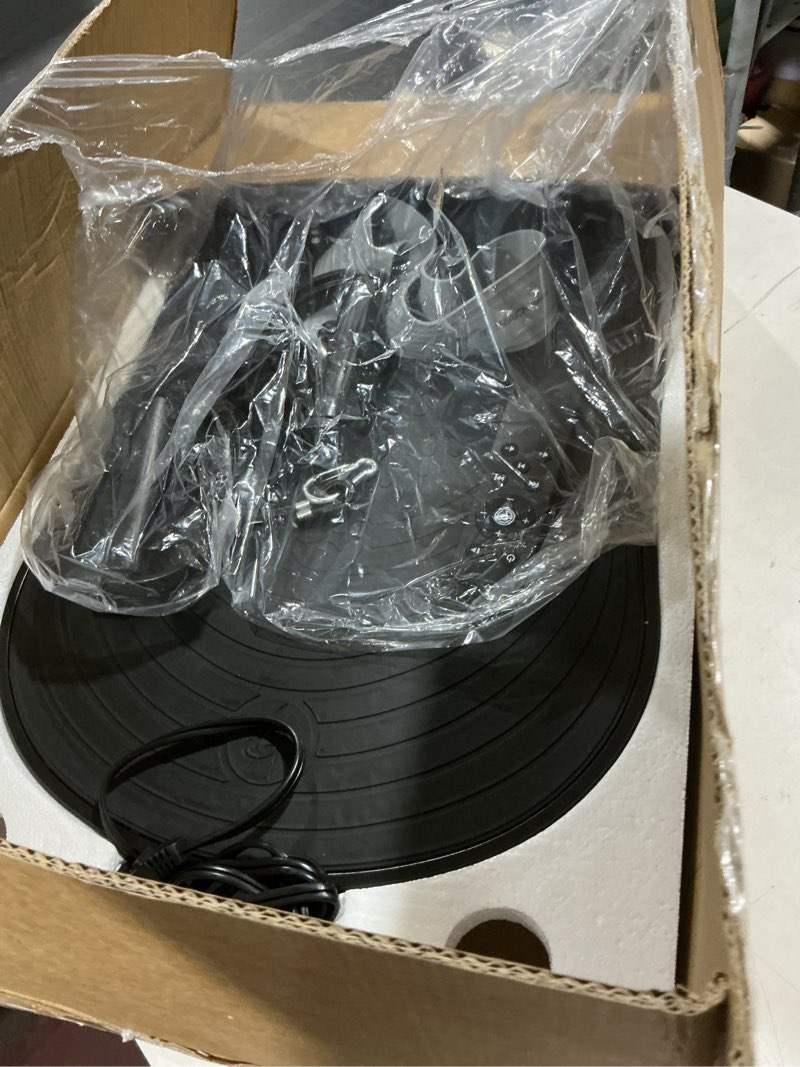 Condition photo showing Good Condition for merach vibration plate exercise machine, vibrating platform for lymphatic drainage weight loss muscle activation, full body home exercise equipment with led touch screen bluetooth pull cord