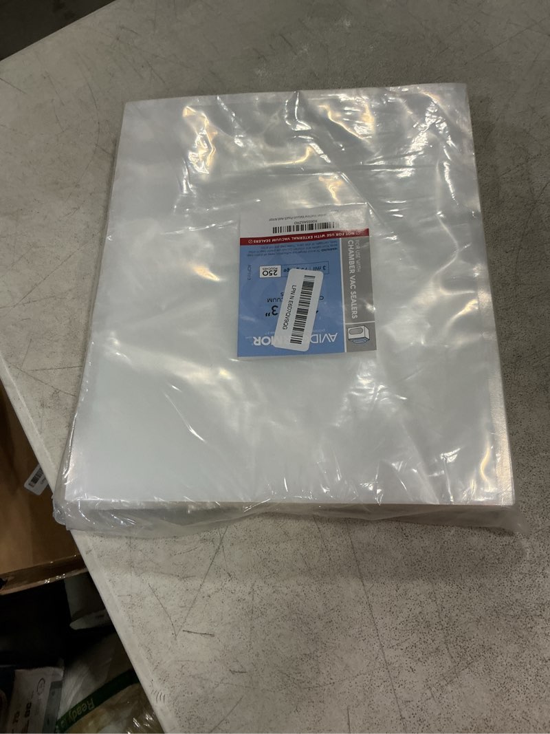 Condition photo showing Good Condition for avid armor chamber vacuum sealer bags – heavy duty, bpa-free, pre-cut chamber vacuum bags for food preservation, freezer storage, sous vide and more, 250/pack (6x10) – multi-use vacuum bags clear - 250 6x10