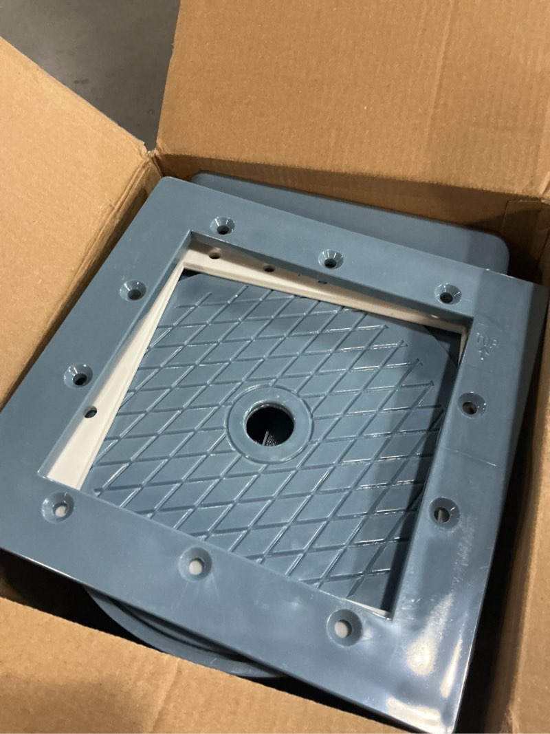 Condition photo showing New/Like New for deeprclean through wall skimmer for above ground pool, heavy duty wall mount pool skimmer kit, universally fits all standard pool wall openings, in wall pool surface skimmer for above ground pool-blue