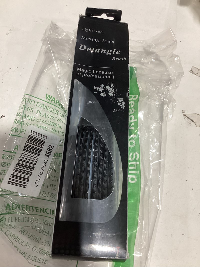 Condition photo showing Good Condition for bestool detangling brush, detangler brush for natural black/ curly hair afro 3/4abc texture, faster n easier detangle wet or dry hair with no pain (black)