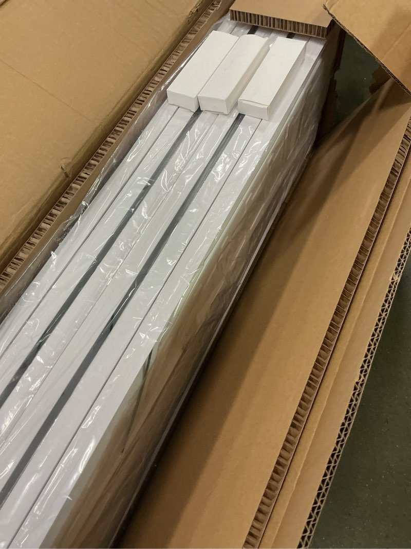 Condition photo showing New/Like New for AIKVSXER 6PACK 1x4 LED Flat Panel Light Surface Mount LED Ceiling Light, 5500LM 50W TRIAC 10-100% Dimmable, 3000/4000/5000K AC120V Kitchen Lights Ceiling Flush Mount for Garage/Basement/Laundry White 1x4FT 6PACK