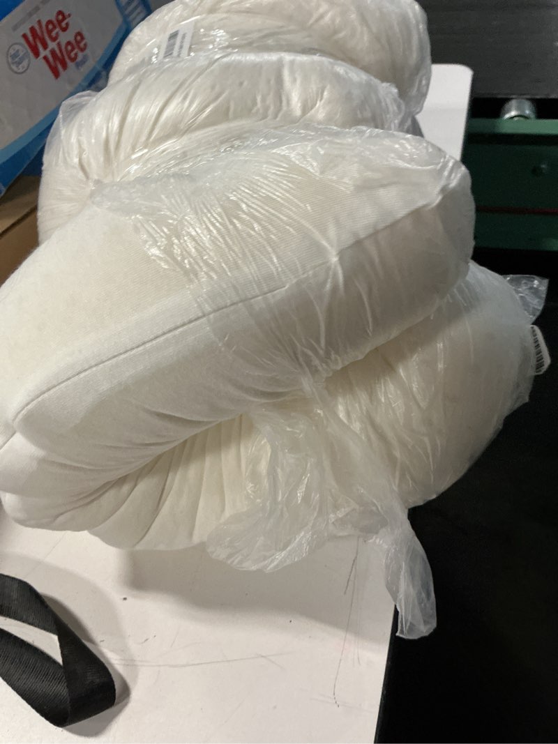 Condition photo showing Good Condition for talalay 100% natural premium latex pillow, bed pillow with removable cotton cover, queen sleeping pillow, helps relieve pain and pressure, suitable for side back or stomach sleepers - extra soft queen (medium)