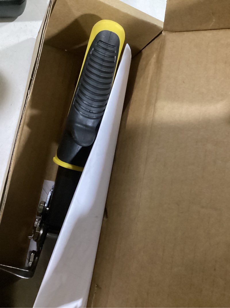 Condition photo showing As Is for HURRICANE 3inch Sheet Metal Hand Seamer, Heavy Duty Bender for Metal Flattening, Precision Duckbill Pliers and Sheet Metal Tongs, Ideal for HVAC Projects, Ergonomic Straight Flat Smooth Jaw 3 Inch TyreGrip Ergonomic Handle