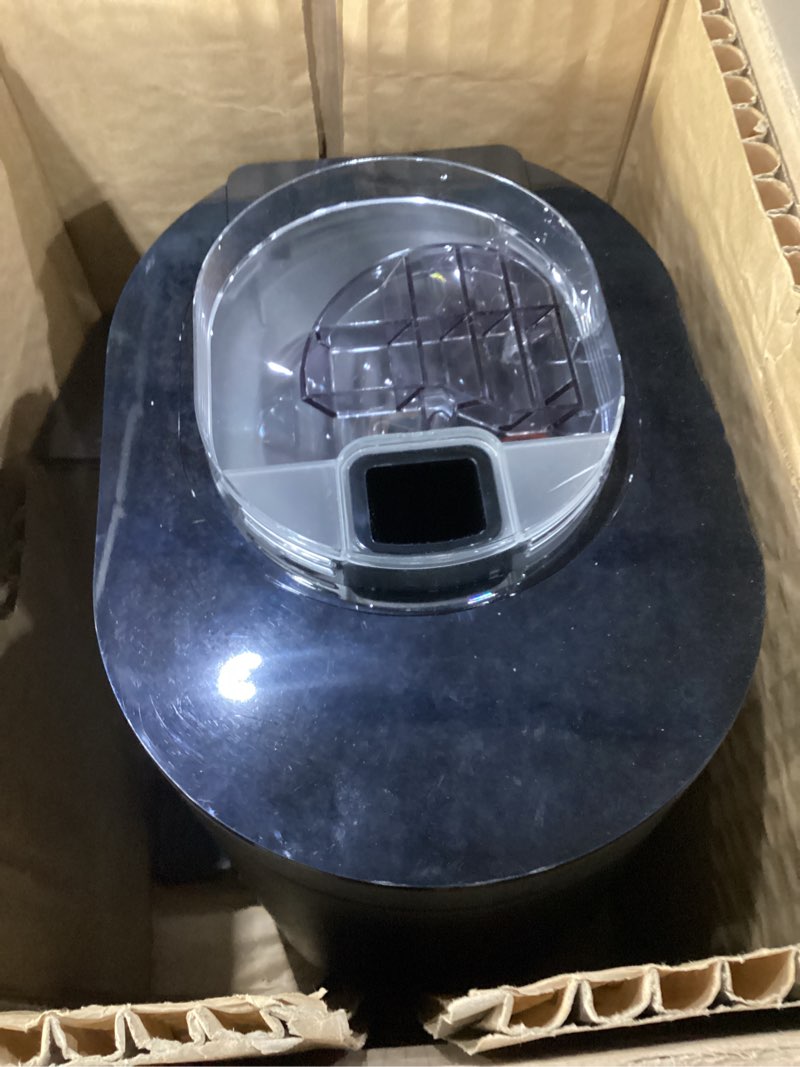 Condition photo showing As Is for De'Longhi True Brew Drip Coffee Maker, Built in Grinder, Single Serve, 8 oz to 24 oz, Hot or Iced Coffee, Stainless, CAM51025MB