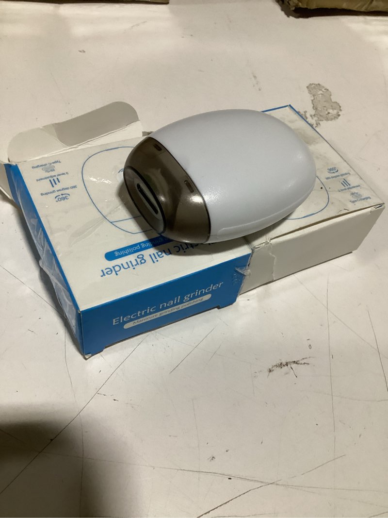 Condition photo showing New/Like New for 2026 New Automatic Fingernail Grinder, Electric Nail Clippers with LED Light & 3 Speeds, 360° Silent Auto Fingernail Cutter and Polishing, Trimmer for Whole Family ?White,2PCS?
