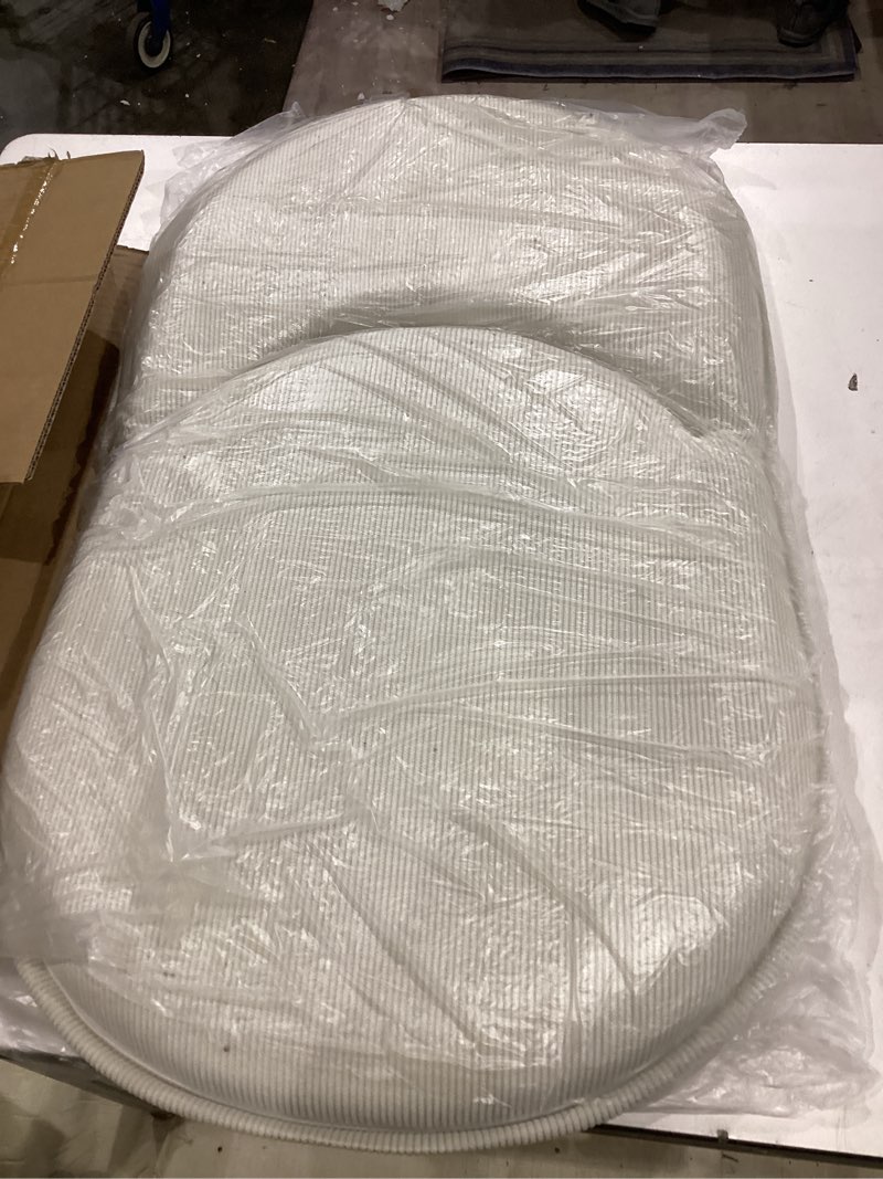 Condition photo showing Good Condition for youkeeejojo floor chair 5-position adjustable back support chair foldable camping,video-gaming reading watching, upholstered meditation convenient seats (beige)