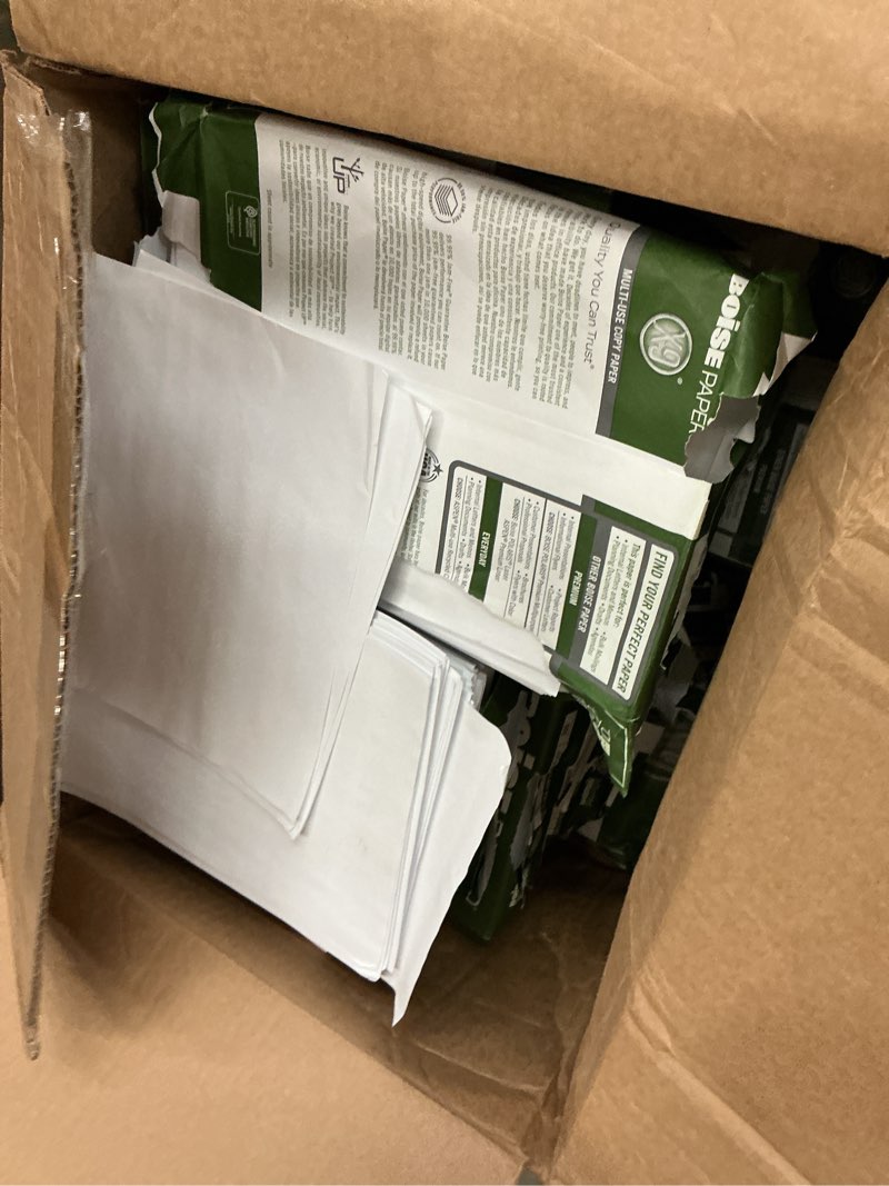 Condition photo showing Good Condition for boise x-9 multi-use printer & copy paper, white, letter (8.5in x 11in), 92 brightness