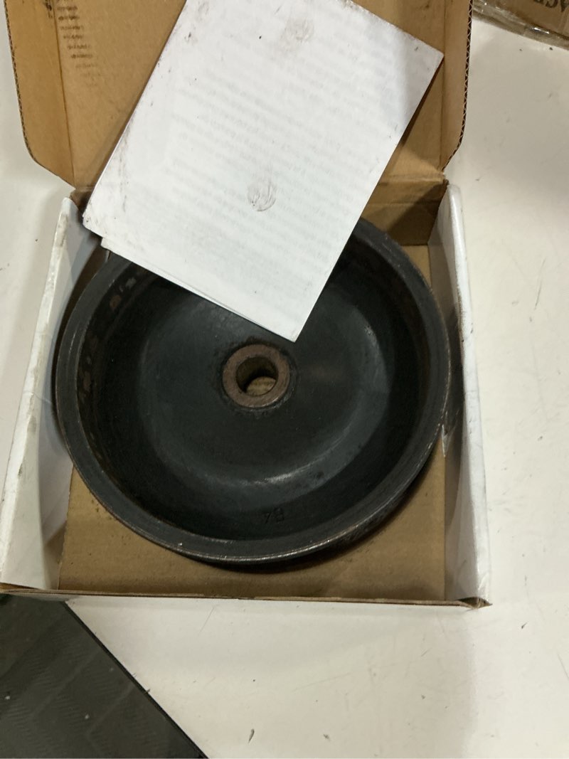 Condition photo showing As Is for dorman 300-200 power steering pump pulley compatible with select models