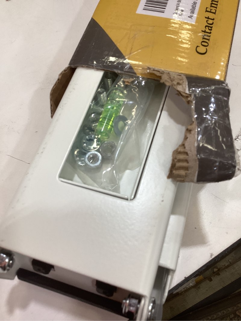 Condition photo showing Good Condition for qualward air conditioner bracket window ac support brackets - heavy duty with 2 arms, up to 180 lbs for 12000 to 24000 btu ac units- fits single or double hung windows up to 180 lbs, drilling required