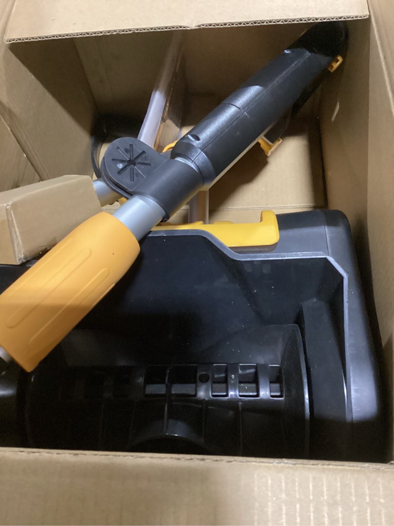 Condition photo showing As Is for Cordless Snow Shovel Compatible with DeWalt 20V MAX Battery (Tool Only), 11" Lightweight Electric Snow Blower with 20FT Max Throw & Adjustable Handle, Snow Thrower for Driveway, Deck, Patio & Steps