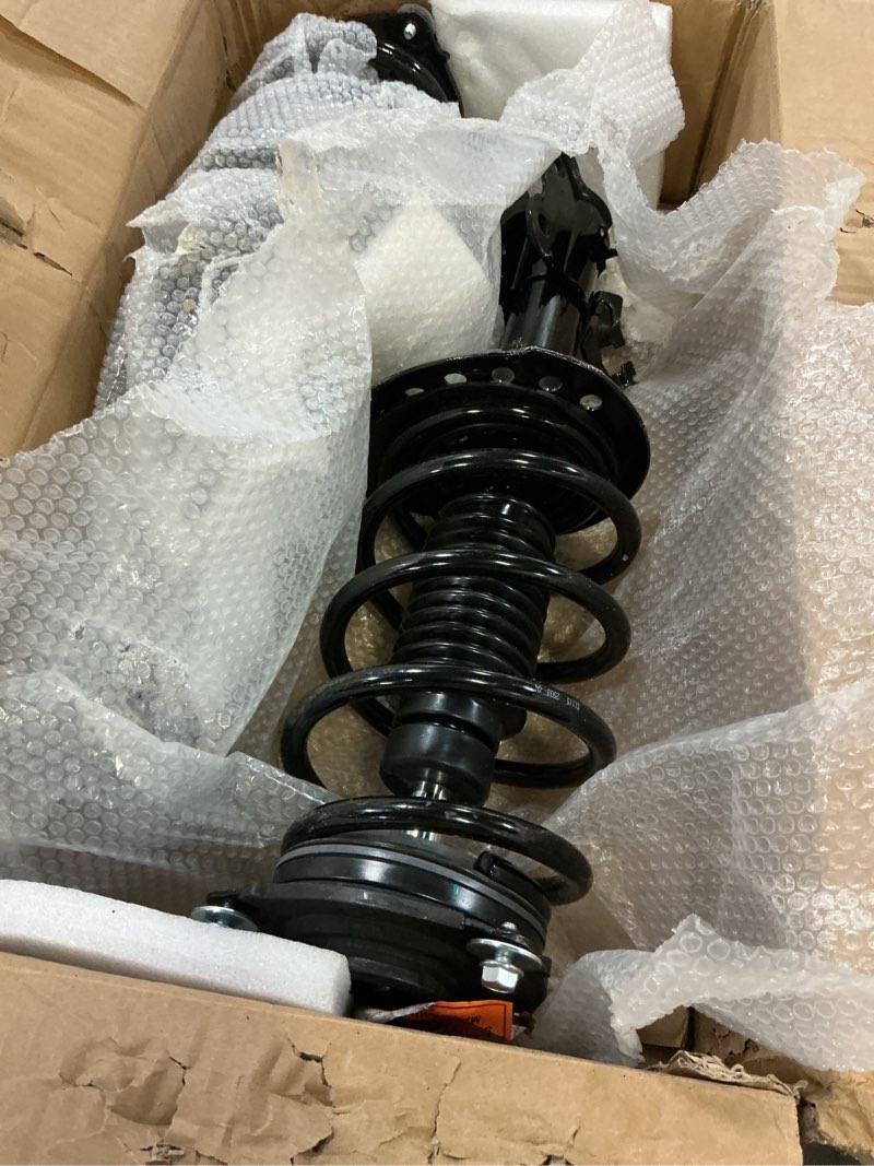 Condition photo showing As Is for front spring strut shock absorber for nissan sentra 2014 2015 2016 2017 2018 2019(only for 1.8l, not for 1.6l), complete w/coil struts shocks assembly absorbers replace for 172948 172947