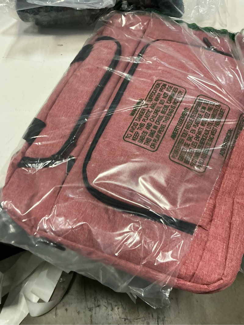 Condition photo showing Good Condition for bertasche laptop bag 17 17.3 inch for women computer bag laptop case for work travel business chromebook bag w/shoulder strap,rose red 17-17.3 inch rose red
