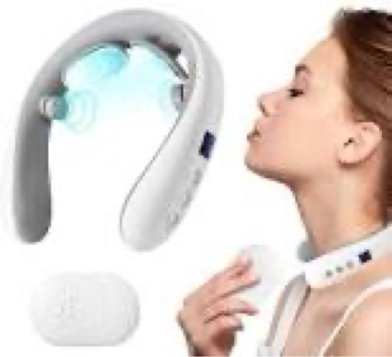 aethereve neck massager with heat, intelligent neck massager for pain relief deep tissue, deep tissu