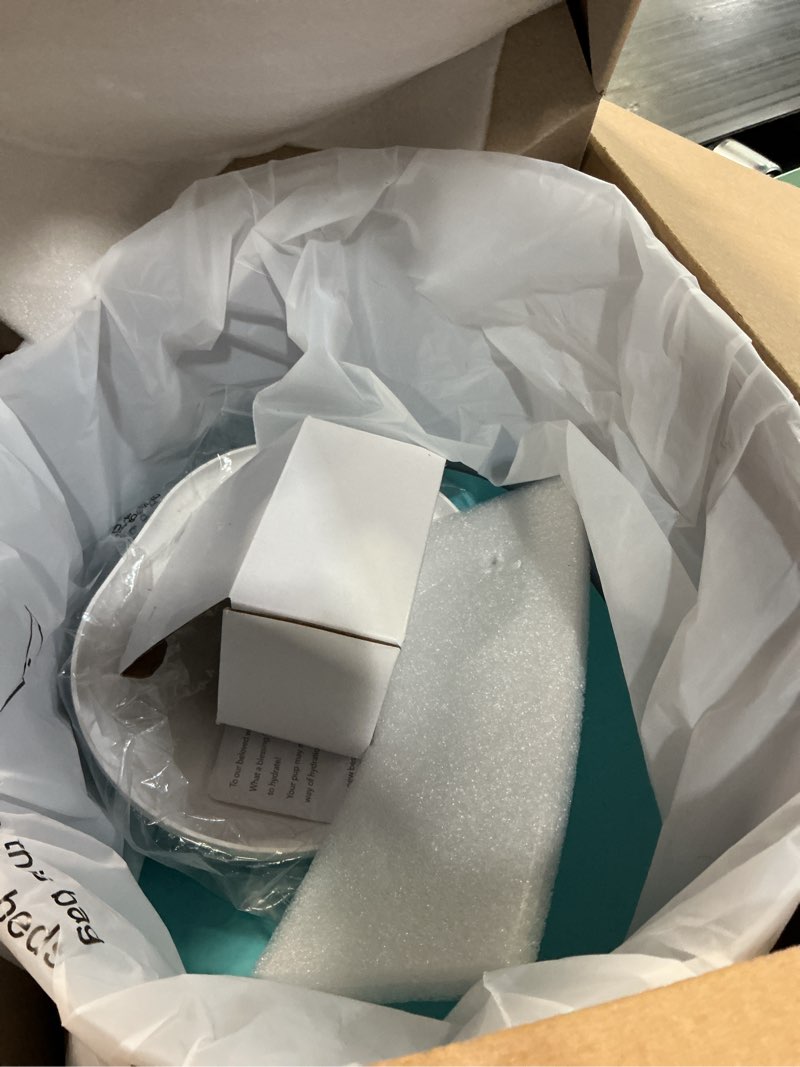 Condition photo showing New/Like New for petlibro dog water fountain, 2.1gal/8l capsule dog fountain for medium to large dogs, anti-splash dog water bowl dispenser, super quiet pet water fountain, great for dogs cats and multi-pet home blue 8l