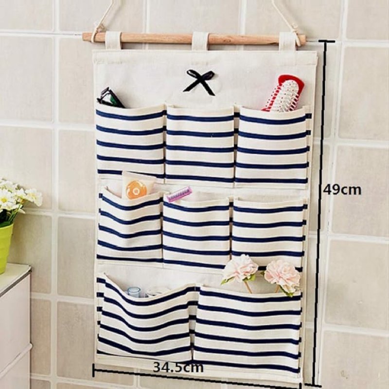 similar to hanging organizer, hanging bag, wall hanging, hanging storage bag, linen bag, wall utensil door cupboard hanging storage bag