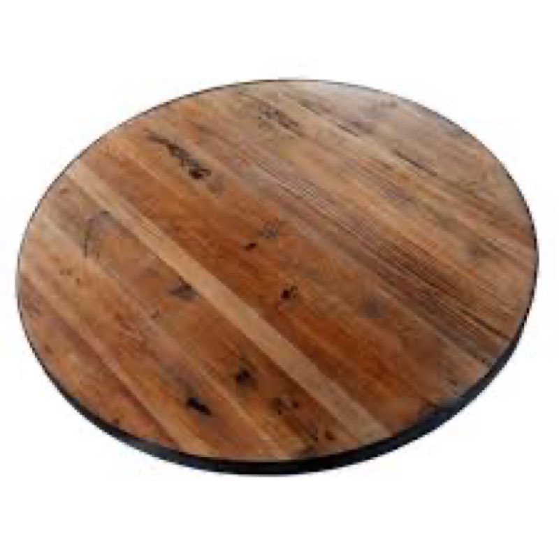Round wooden table 