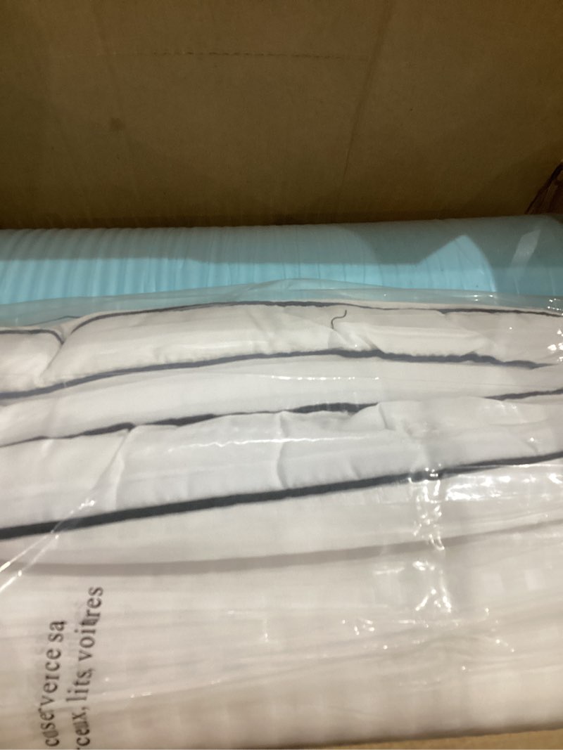 Condition photo showing Good Condition for MASVIS Twin XL Size Dual Layer 4 Inch Memory Foam Mattress Topper, 2 Inch Gel Memory Foam and 2 Inch Cooling Pillow Top Mattress Pad Cover for Back Pain, Medium Support Twin XL 2"Memory Foam+2"Mattress Topper