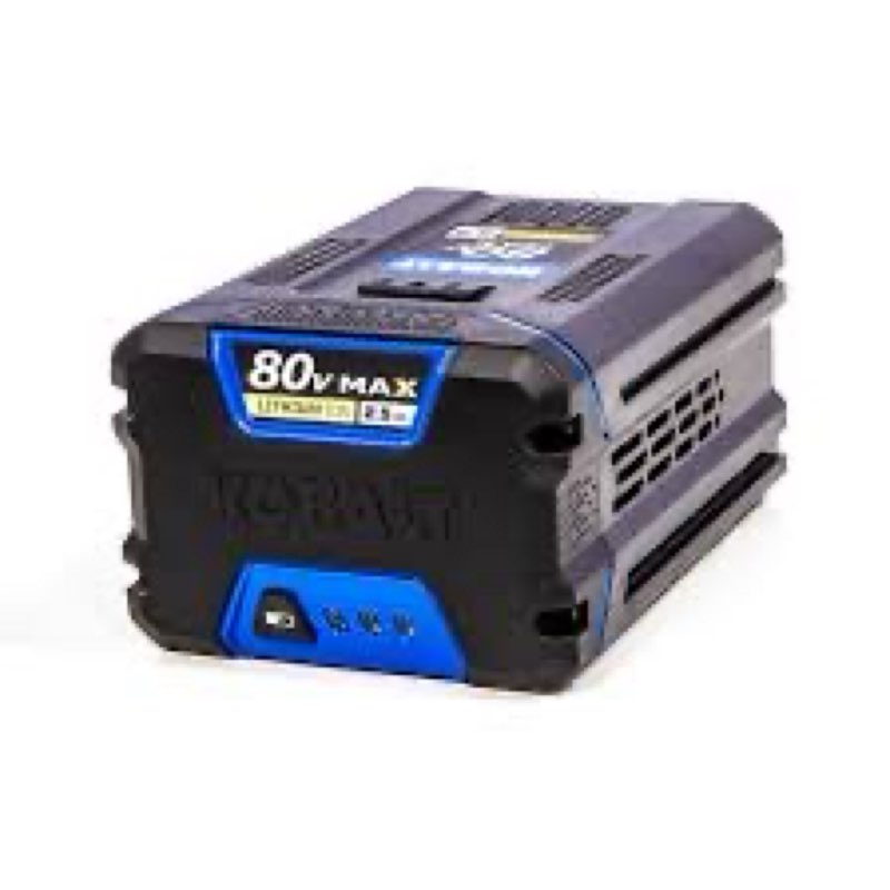 kobalt 80-volt max 2.5 ah lithium-ion battery, model number kb 2580-06