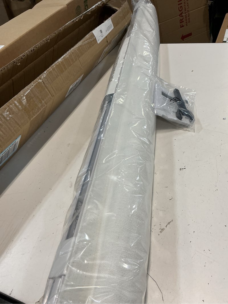 Condition photo showing Good Condition for 100% Blackout No Tools No Drill Cordless Roman Shades for Windows, Size 40 3/4" W × 60" H (for Windows 41" W × 60" H) Blackout - Off-White Blackout - Off-white 41" W × 60" H