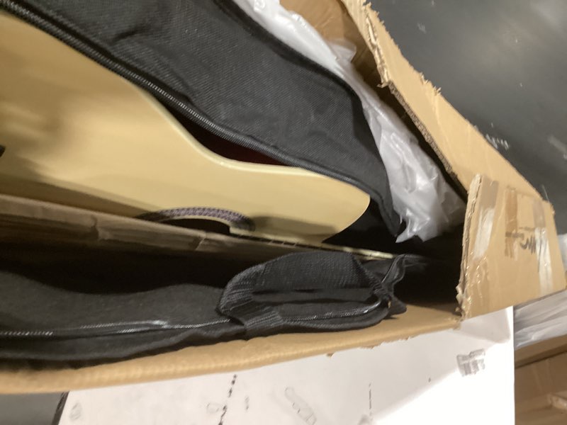 Condition photo showing Good Condition for ADM Full Size Classical Nylon Strings Acoustic Guitar 29 x 75x 50mm Classic Guitarra Starter Bundle for Adult with Free Lessons, Gig Bag, Tuner, Footstool, Kids Student Beginner Kits, Nature 39 Inch Nature