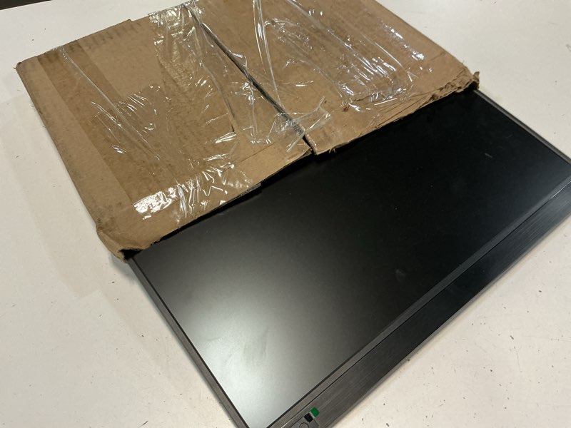 Condition photo showing As Is for HotYeah Portable Travel Monitor, 15.6-in 1080P FHD Laptop Monitor USB-C HDMI External Computer Display FreeSync IPS w/Kickstand, Extra External Screen for Laptop PC Mac Phone Tablet Switch PS5 Xbox